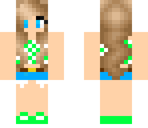 green gamer girl
