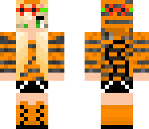 hippie tiger girl