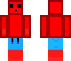 red slime swimming