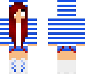partriotic herobrine girl