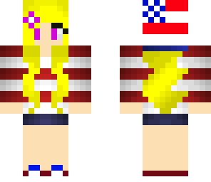 gold hair american girl