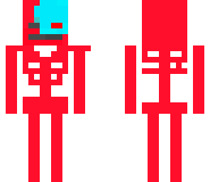 red cyborg skelly