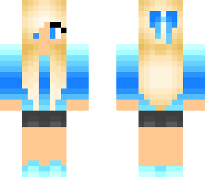 blue girl
