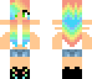 cute rainbow girl