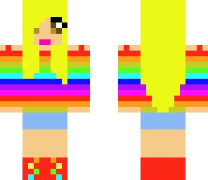 rainbow girl