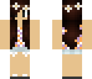 new skin with flower crown