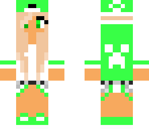 cool green girl skin