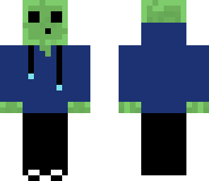 slime in hoodie