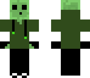 slime in hoodie
