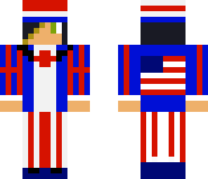 minecraft skin july4th