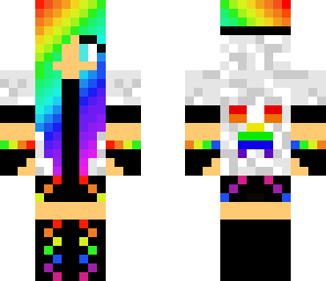 rainbow girl