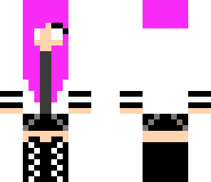 pink herobrine girl 2