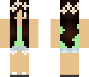 new skin with new shirt with flower crown 2