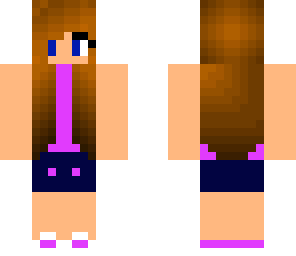 pink girl with shorts