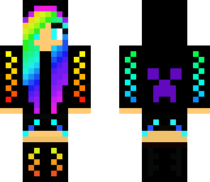 rainbow girl