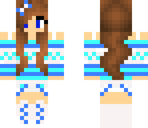 blue girl