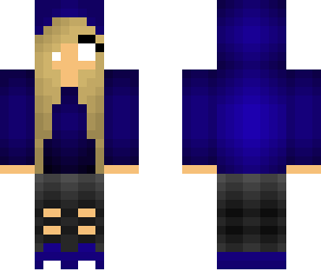 blue herobrine gurl 