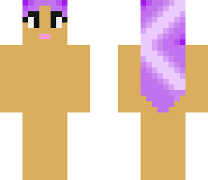 girl base with purple hair