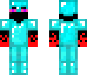 enderman in full diamond