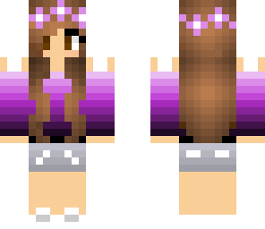 cute purple girl