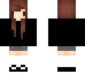 chibi hoodie girl