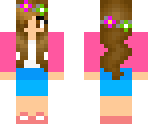 flower person