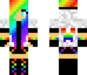 rainbow girl