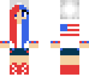 red and blue