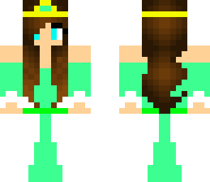 cute green princess
