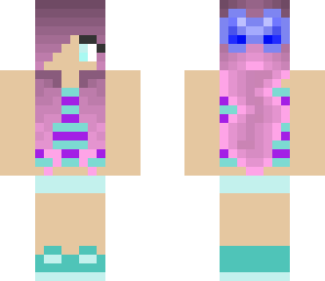 cute blue girl