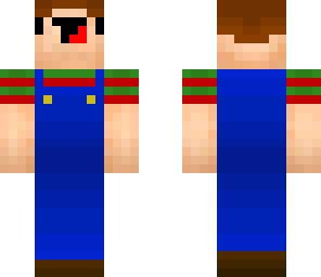 big-mouth noob with overalls