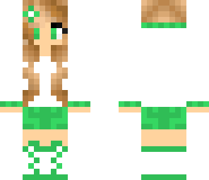 emerald green girl