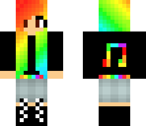 rainbow girl