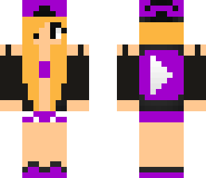 edited purple youtube girl