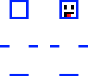 whit-blue deurp 