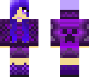 purple creeper girl