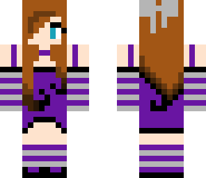 simple purple girl