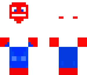red and blue