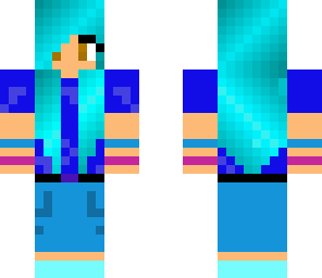 blue girl