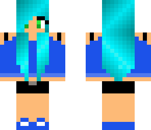 blue girl