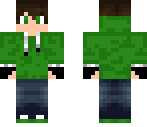 green hoodie boy