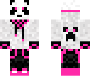 panda in pink
