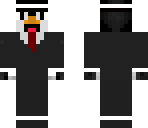 penguin in fedora