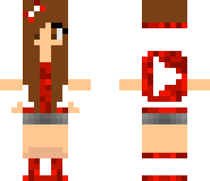 red youtuber girl