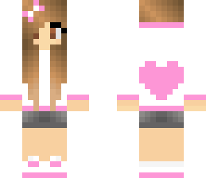 heart hoodie girl