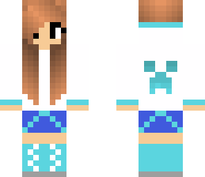 blue creeper girl