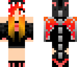 cute fire dragon girl