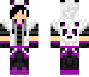 purple panda hoodie