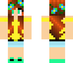 cute yellow summer skin