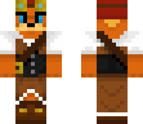 steampunk pirate fox